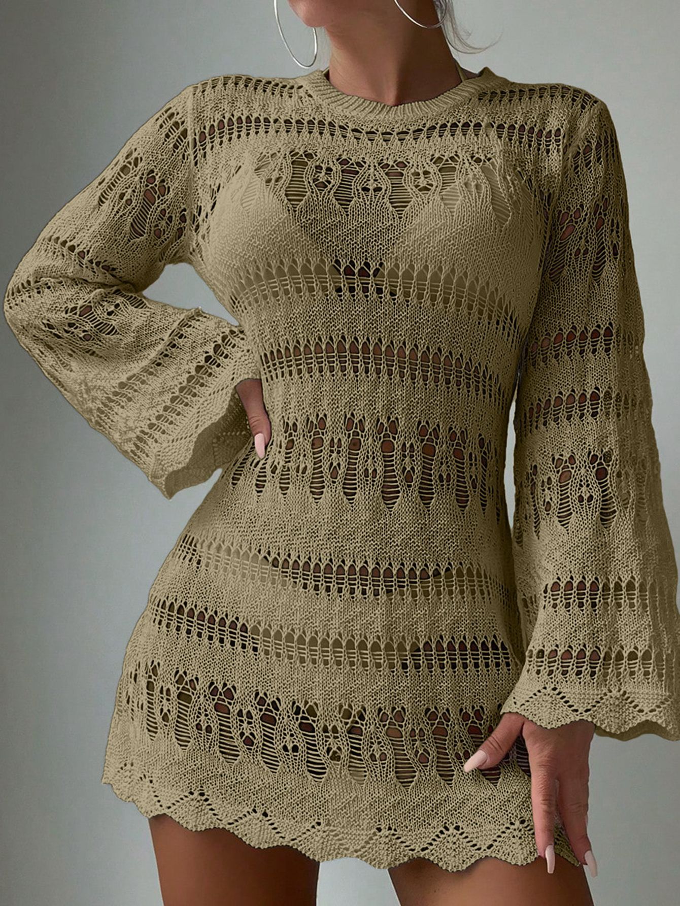 Blouse bikini pour femme, style vacances hawaïennes.