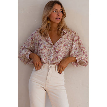 Chemise tendance pour femme à rangée unique de boutons multiples.