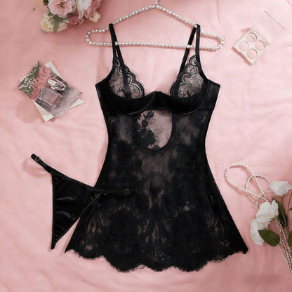 Body pyjama pour femme, en mesh, sculptant la silhouette